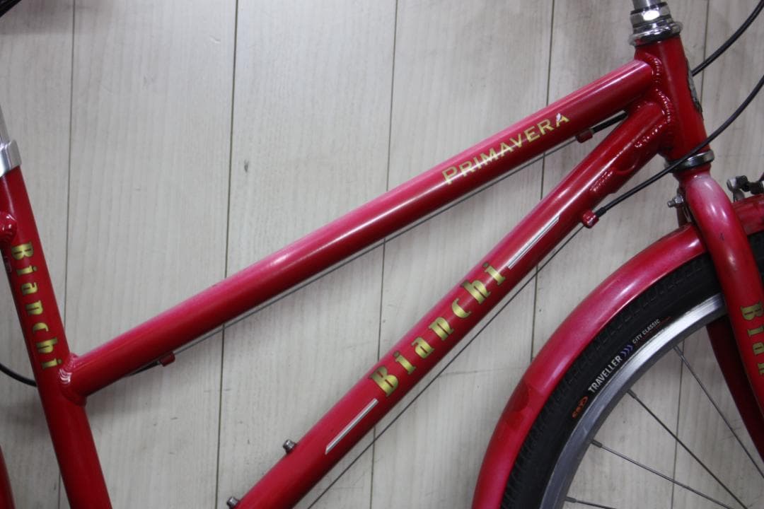 ビアンキ PRIMAVERA 26型アルミ シマノ8速 410mm クロスバイク - メルカリ