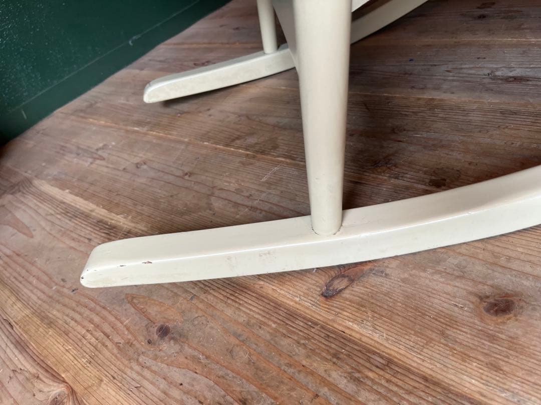 鳥取家具 ロッキングチェア 花柄 インテリア 昭和レトロ 当時物