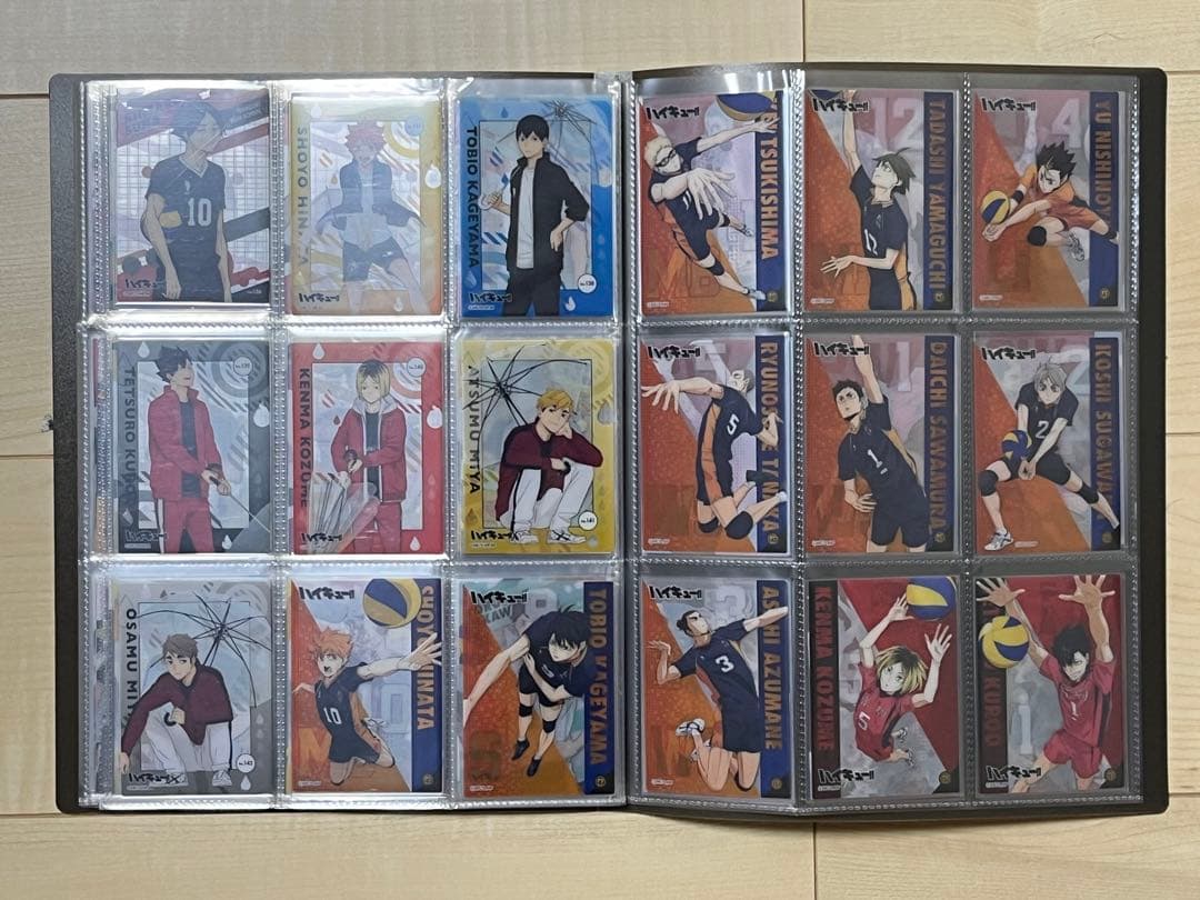 ハイキュー クリアカードコレクション1・2・3・4 全174種＋特典3枚 黒