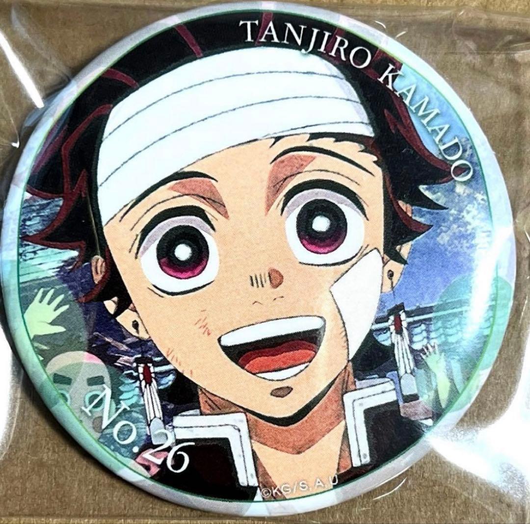 鬼滅の刃 隊士百景 竈門炭治郎 エモーショナル缶バッジ アップ笑顔
