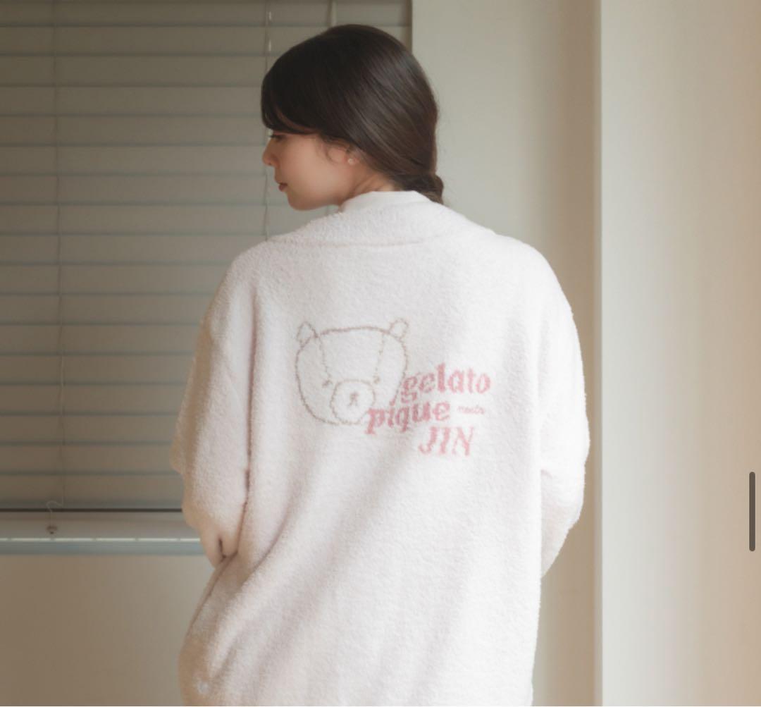JIN ✖️gelato pique カーディガン　ピンク　pink