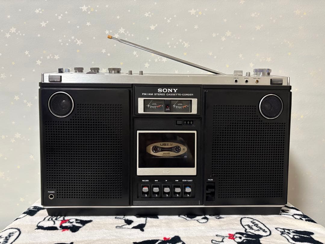 ソニー ラジカセ　CF-6500 ジルバップ　動作品　レトロ ソニー CF-6500 – 正立式レイアウトがもたらした高級感あふれる