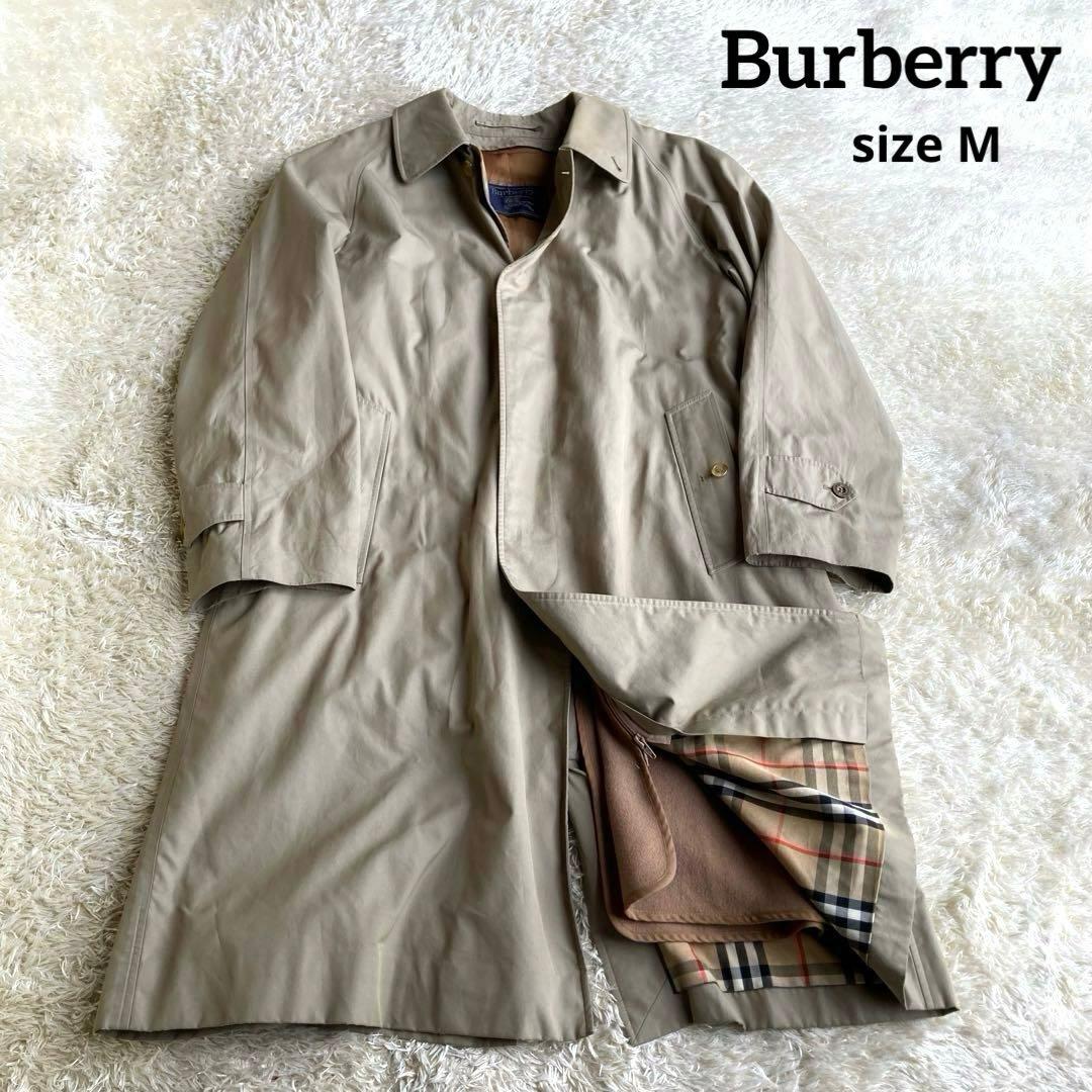 【✨ 白菜】バーバリー ステンカラーコート ウールライナー付 ノバチェック 00048157-01.jpg