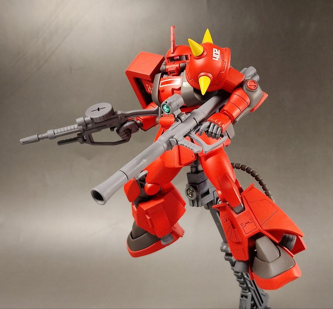 HG HGUC 1/144 ジョニー・ライデン専用ザク 改修 全塗装 完成品
