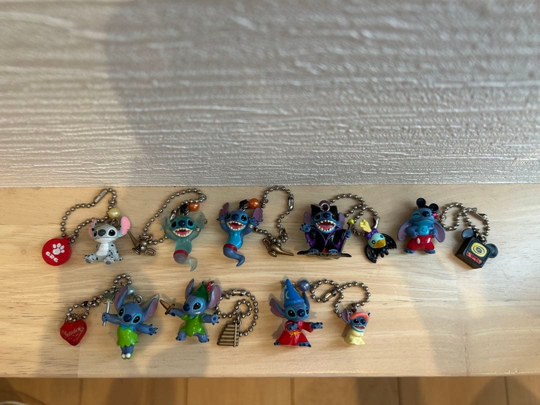 スティッチ キーホルダー 8個セット スティッチ＞ お仕事シリーズ キーチェーン【種類ランダム