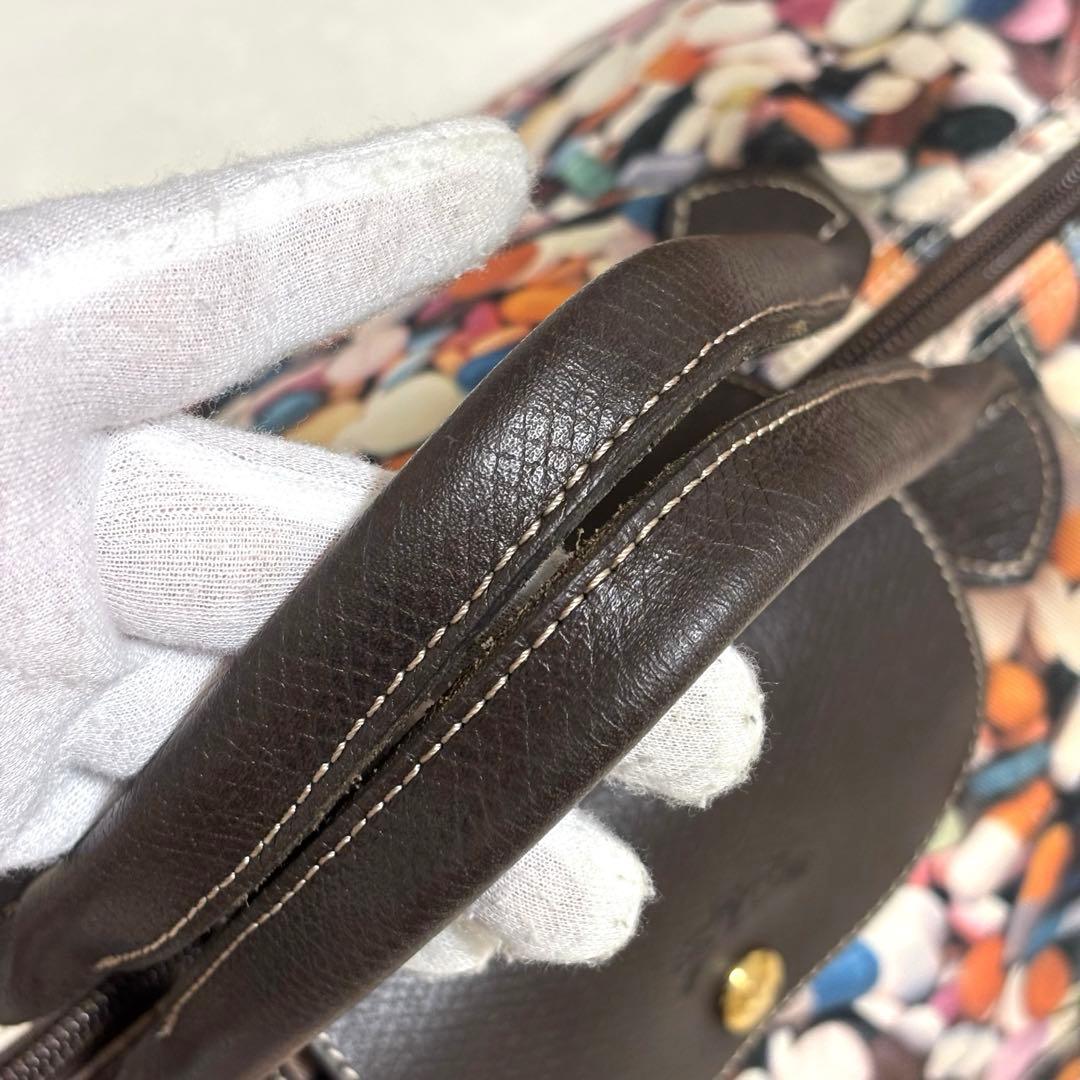 希少 Longchamp ロンシャン ジェレミースコット ボストンバッグ ピル