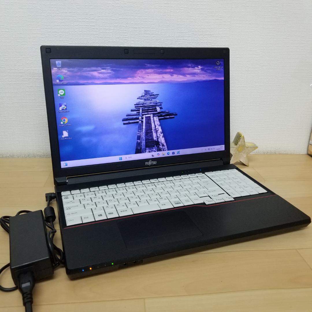 期間限定 新品SSD Win11 即使用可ノートPC 富士通 (B1656) 富士通 ノートパソコン アウトレット Office付き 新品 同様 Windows11