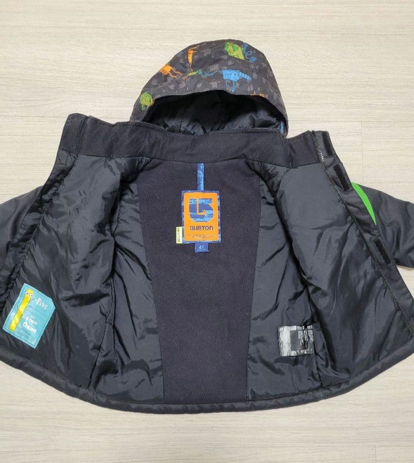 バートン キッズ スノージャケット・ビブパンツ 4T(100～110相当) 雪遊