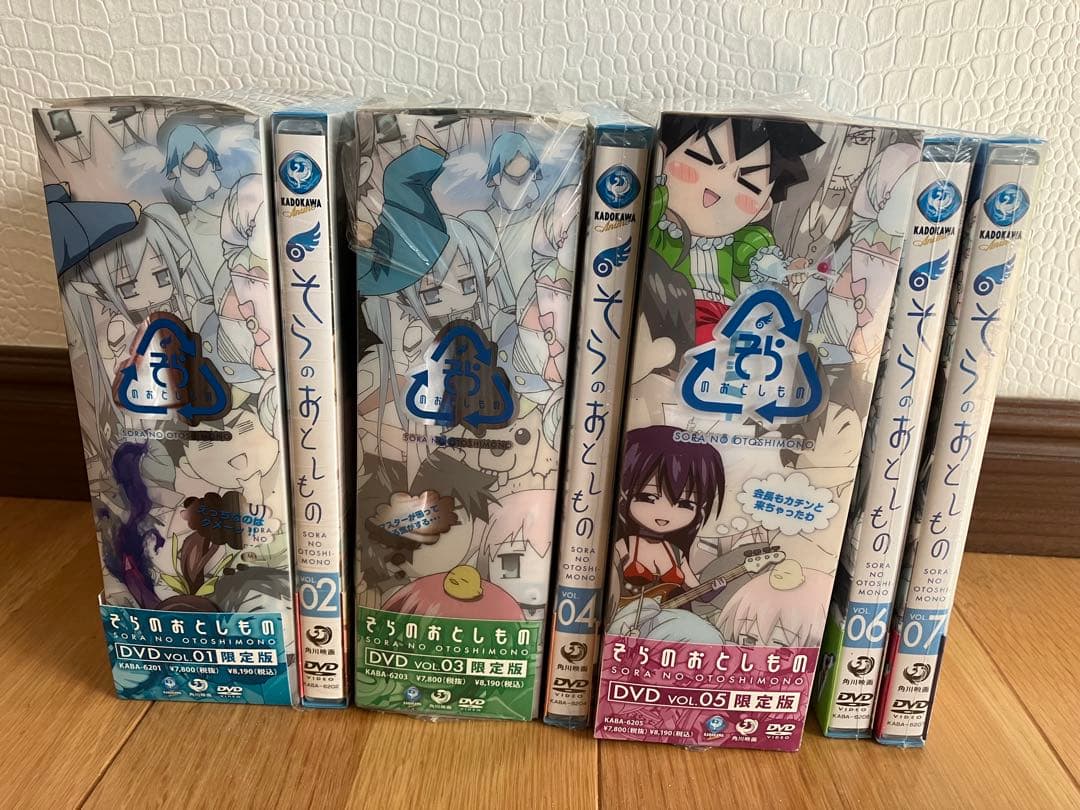 そらのおとしもの　初回限定版　DVD 全巻 イカロス　ニンフ　抱き枕カバー