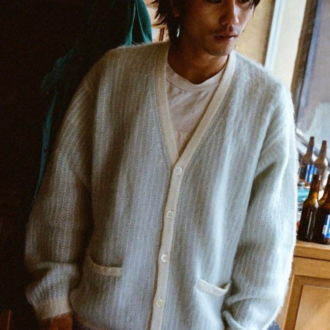Supreme 2-Tone Mohair Cardigan - メルカリ