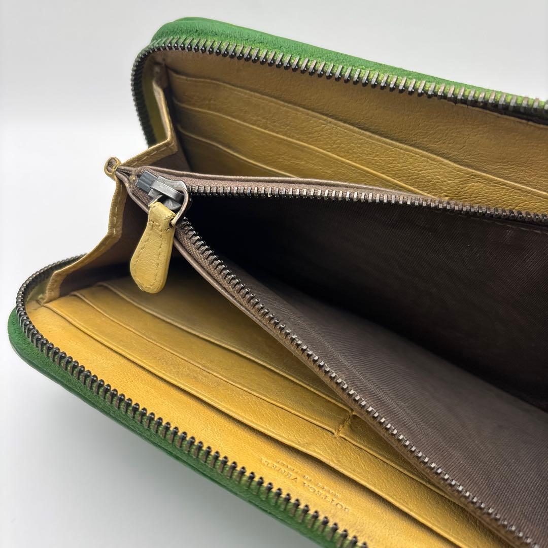 ◇正規品◇ボッティガヴェネタイントレチャート ラウンドファスナー長