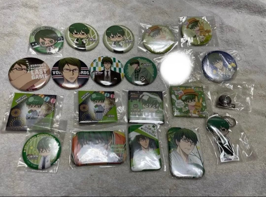 黒子のバスケキャラクター缶バッジセット