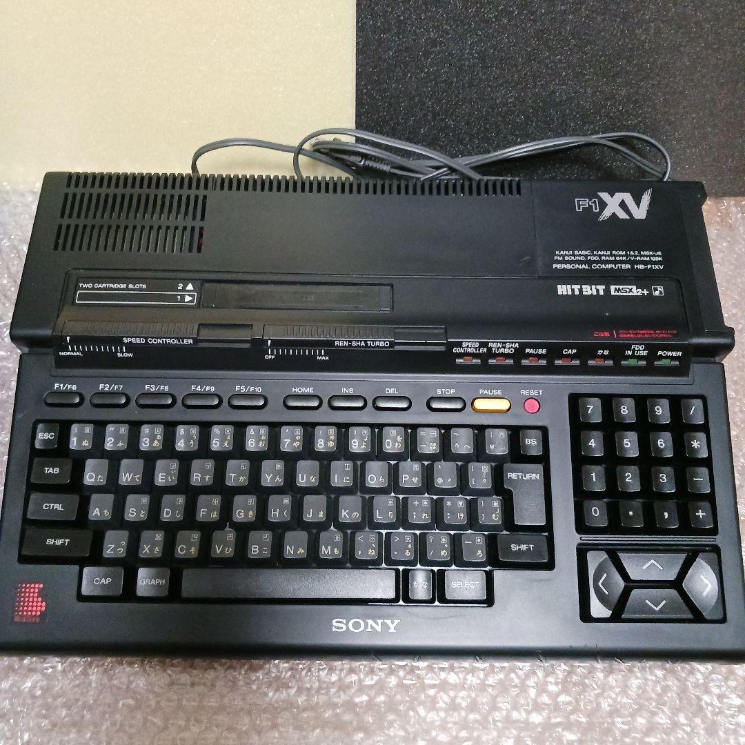 MSX2+本体のみ\\SONY HITBIT HB-F1XV//レトロPC HB-F1-コンピュータ博物館
