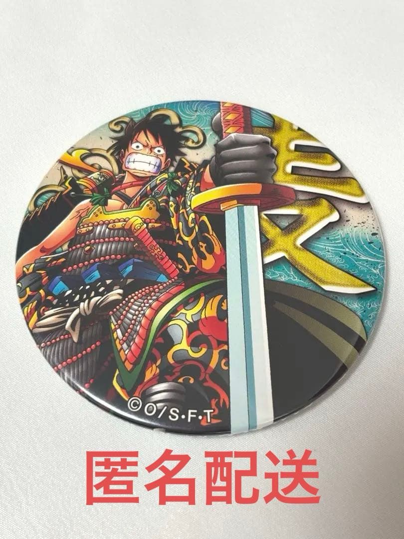 ワンピース onepiece ルフィ PINK＆GOLD 缶バッジ - メルカリ