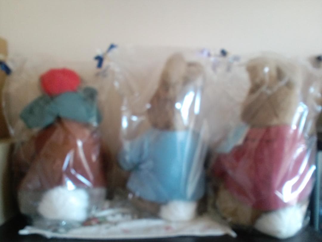 新品☆ピーターラビット☆ベンジャミンバニー☆フロプシー☆ぬいぐるみ　L☆吉徳