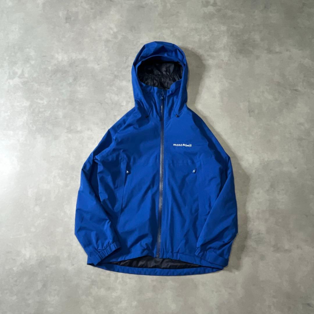 【専用】モンベル パウダーステップパーカー ゴアテックス ブルー M パウダーステップ パーカ Men's｜モンベル