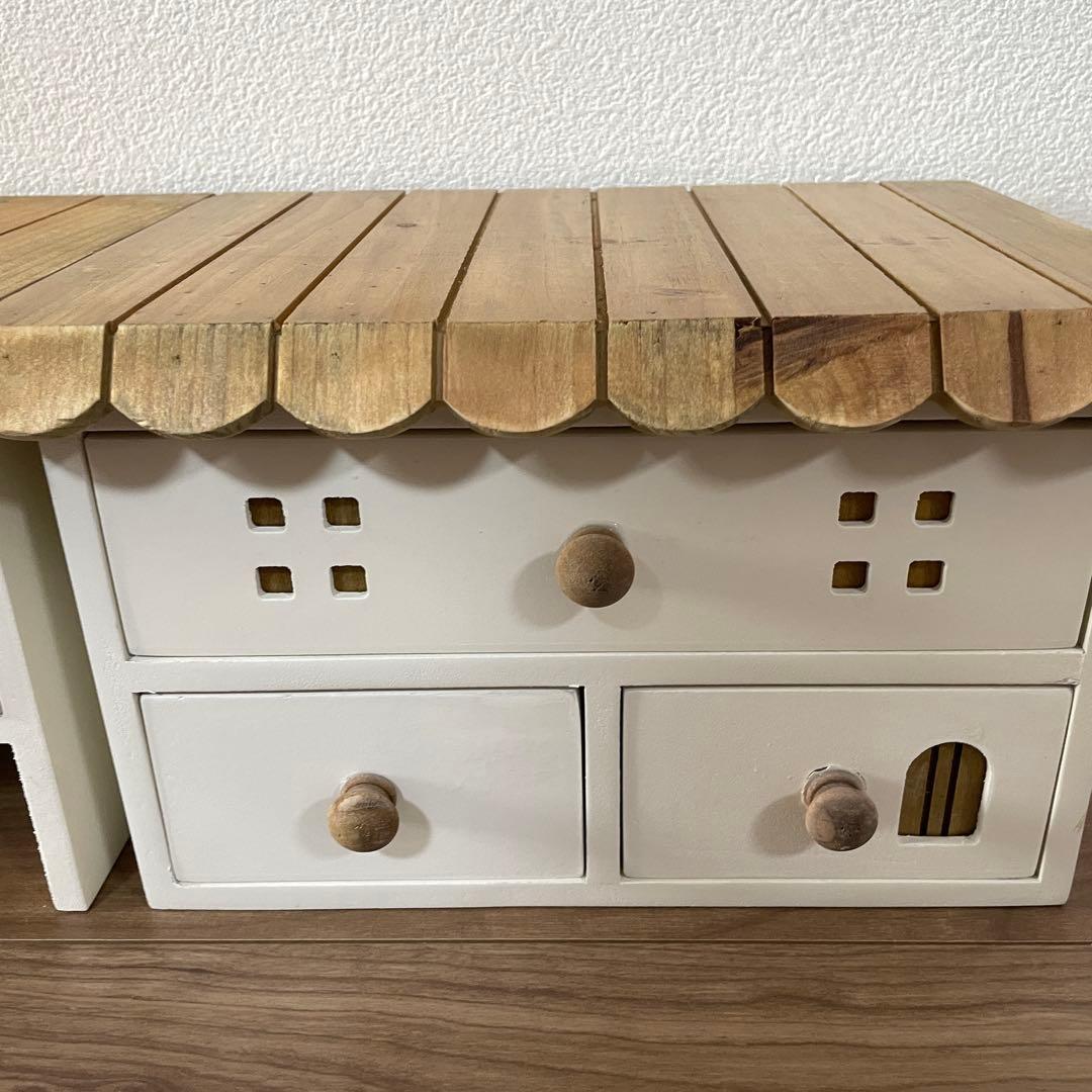 サリュ おうちモニタースタンド おうち3引き出しラック - メルカリ