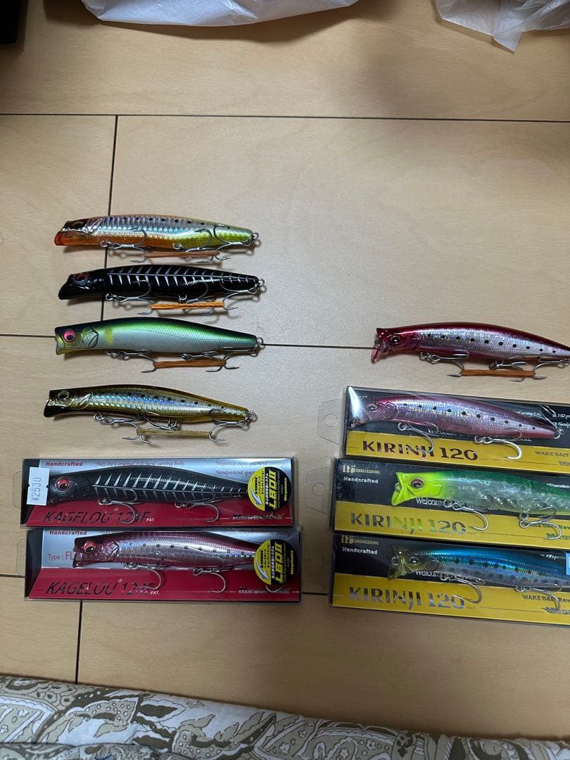 メガバス カゲロウ キリンジ まとめ売り メガバス カゲロウMD 125F カゲロウ124F キリンジ 90 120 - メルカリ