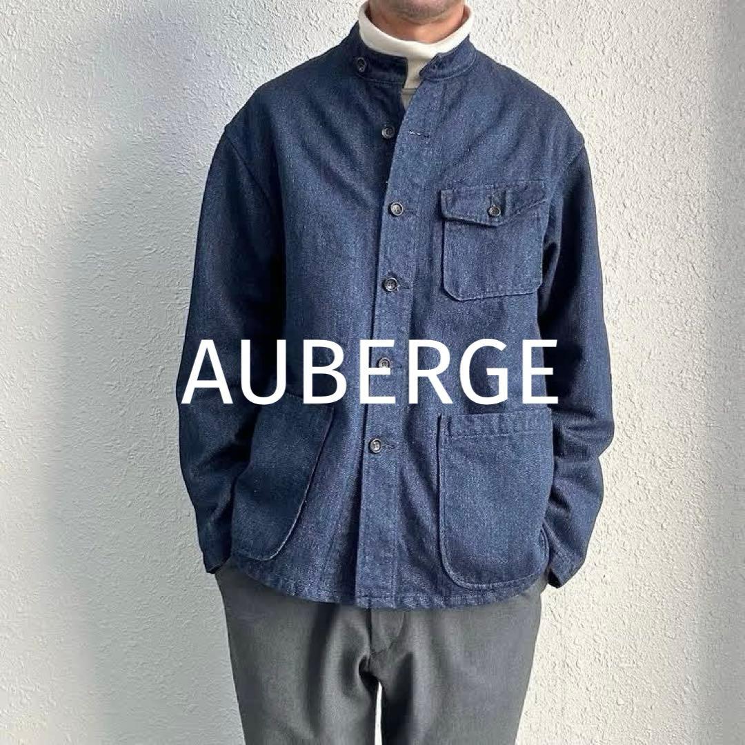 AUBERGEオーベルジュFOREST D フォレスティエールシルク混デニム40
