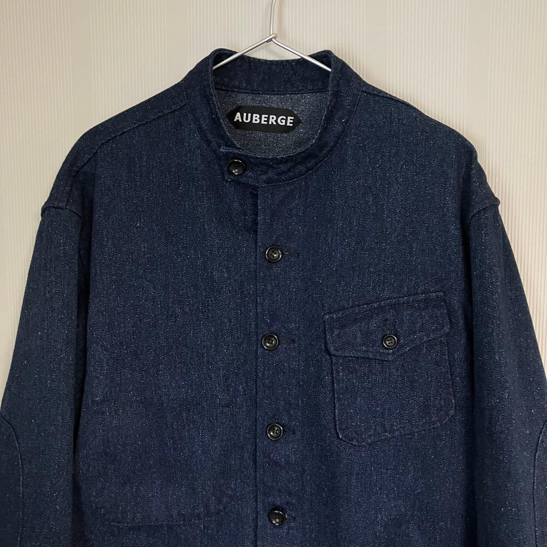 AUBERGEオーベルジュFOREST D フォレスティエールシルク混デニム40