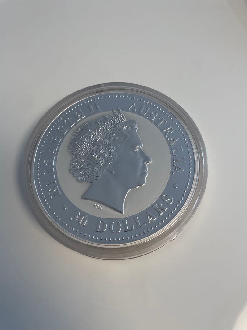 1 キロ 999 SILVER 2005年鶏干支コイン 銀貨1000g 造幣局 - メルカリ