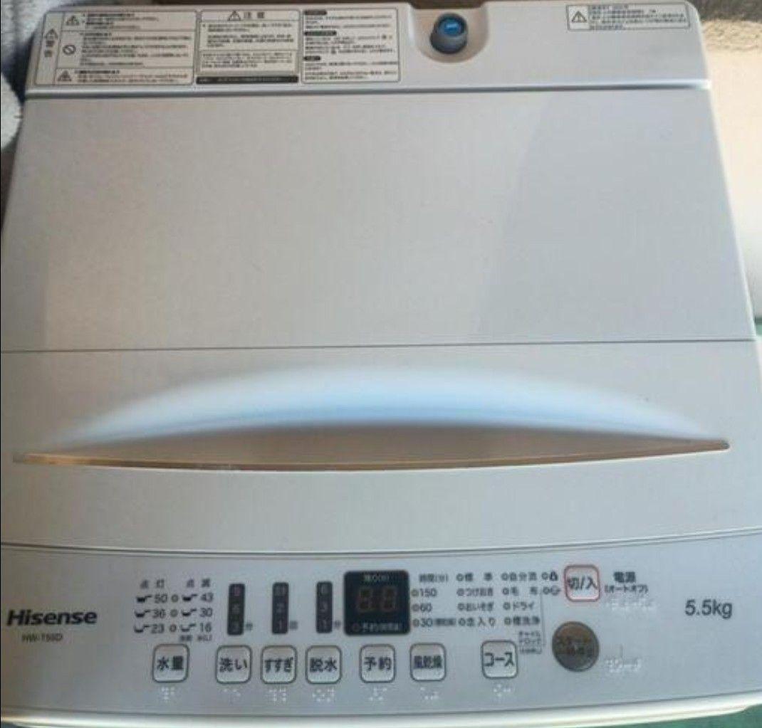 Hisense HW-T55D 5.5kg 縦型洗濯機 2020年製 - メルカリ