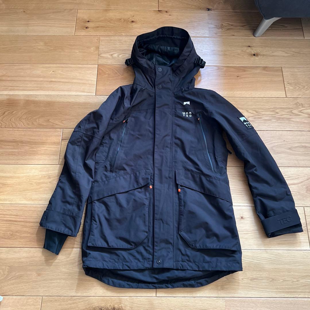 MONTECスノボジャケット XS ブラック Montec Fawk スノーボードジャケット メンズ Black - ブラック