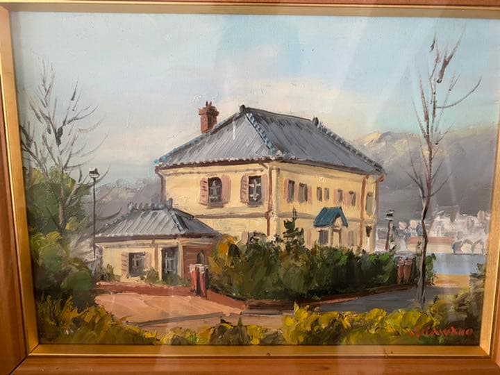 額無しでよろしければ6,000円引きで！油絵はF4と書いてます。