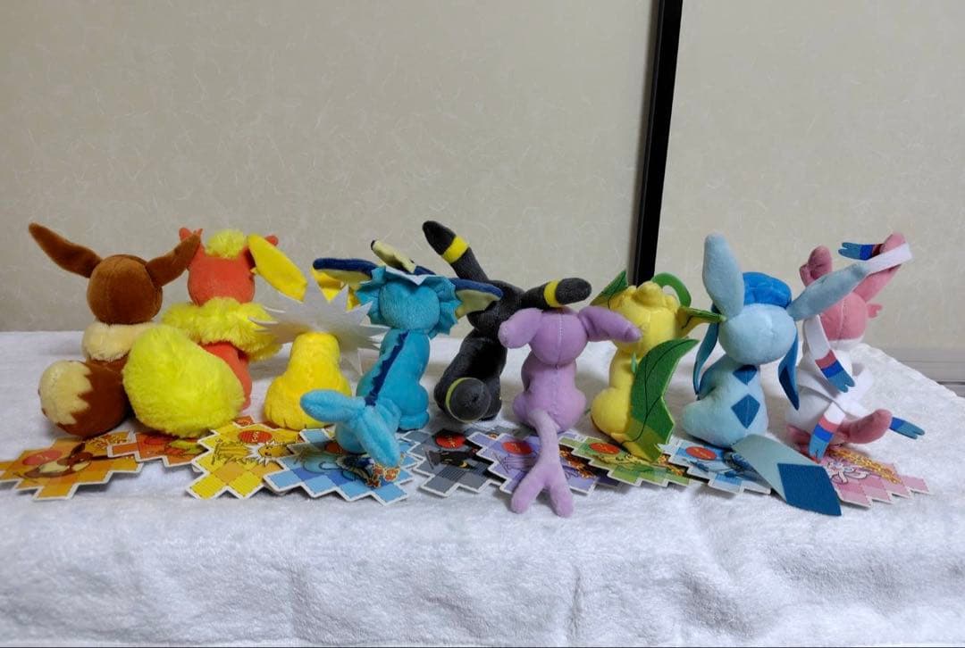 ポケットモンスター おすわりポーズ ぬいぐるみ ブイズ ９点　2013 #12