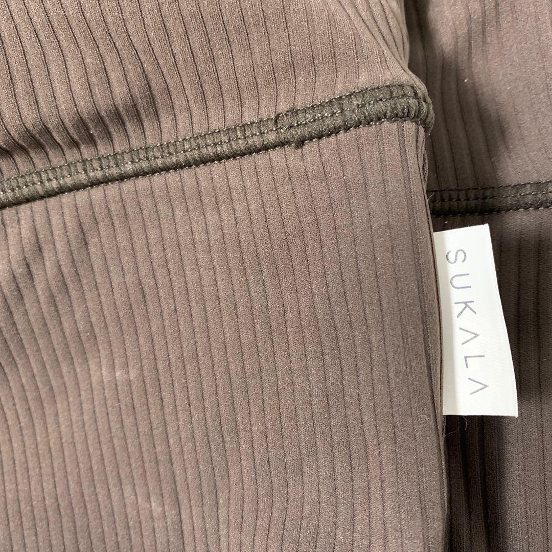 ☆SUKALAベーシックリブクロスブラトップ☆エスプレッソMサイズ - メルカリ