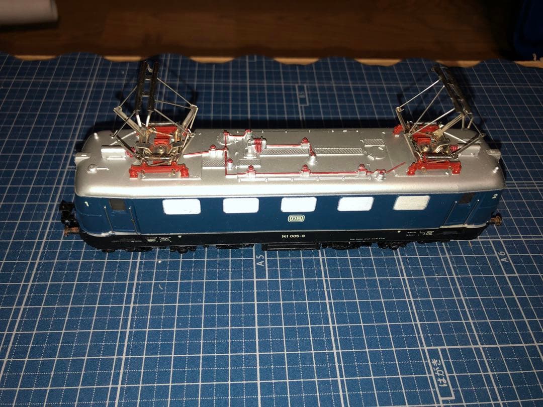 動作未確認】メルクリンHO3034電気機関車E41＋貨車2両＋トランス+3029