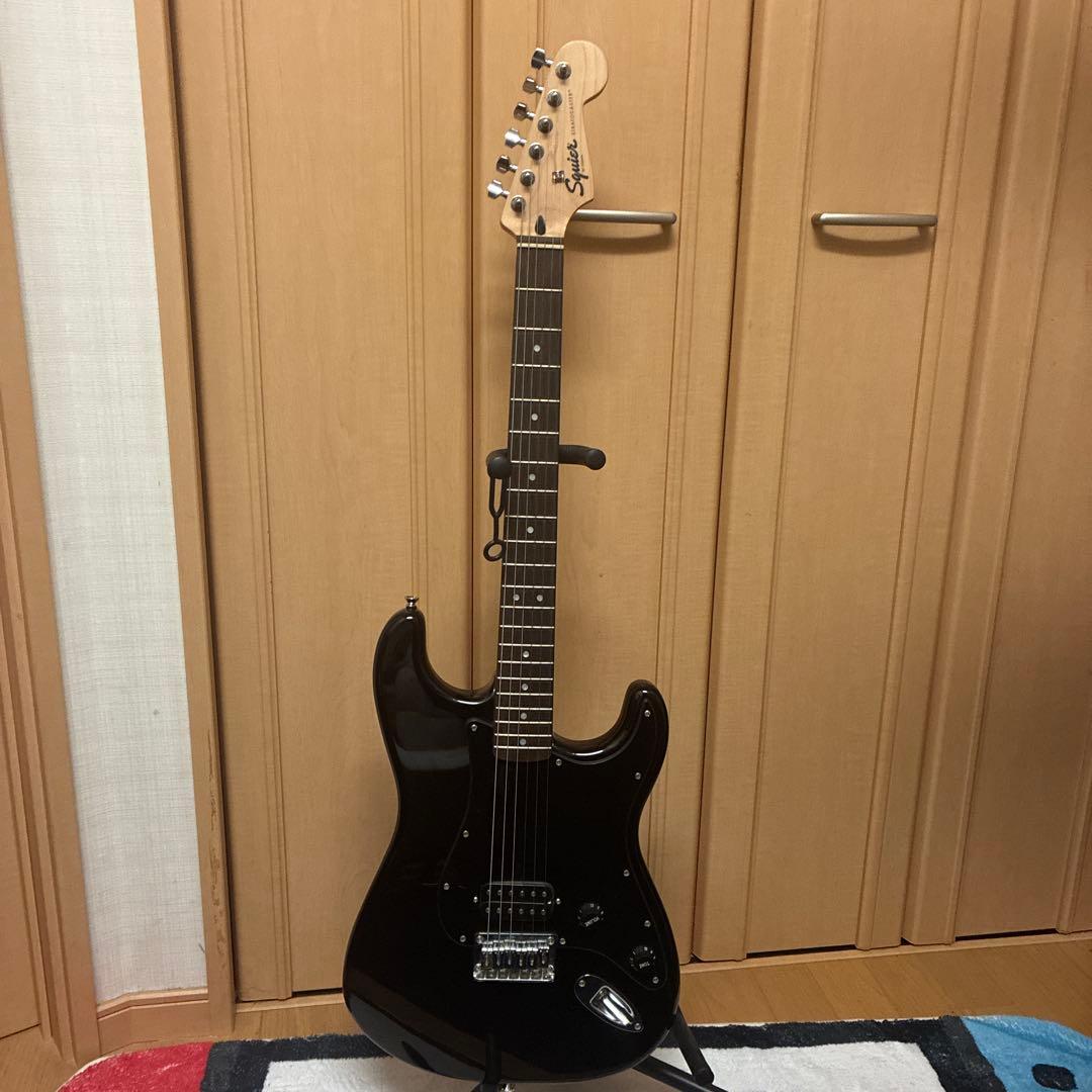 Squier Stratocaster ブラック Squier by Fender SONIC STRATOCASTER HT H Black エレキギター初心者