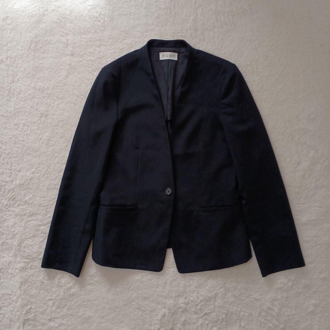 洗える！PLST プラステ ノーカラージャケット ワイドパンツ セット