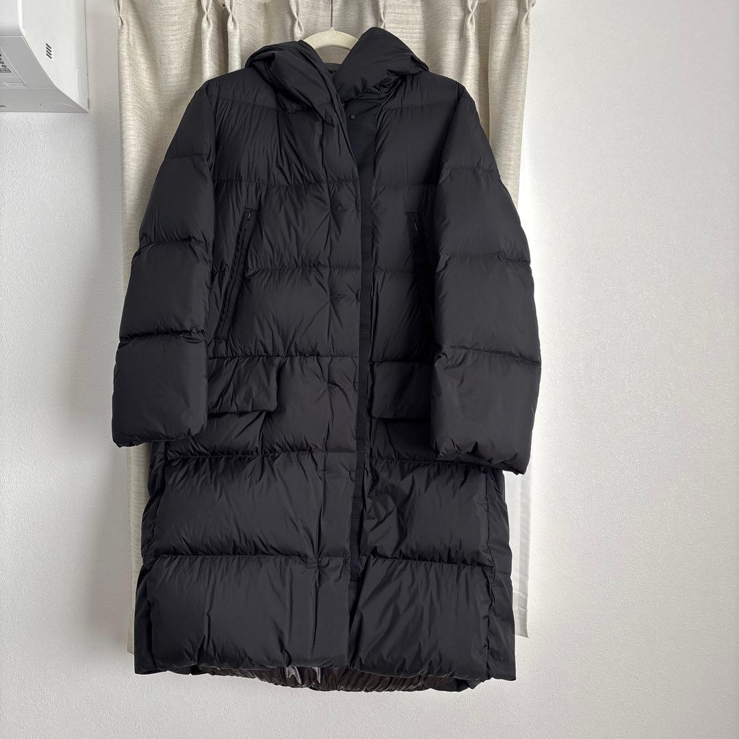 UNIQLO+J ジルサンダー ダウンロングコートM 黒 - メルカリ