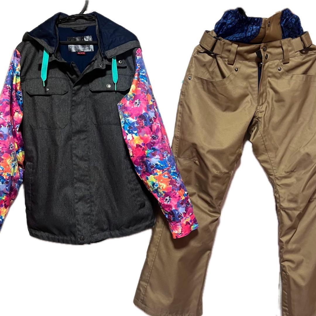 icepardal アイスパーダル スキーウェア スノボーウェア 上下セット ICEPARDAL（アイスパーダル） スノーボードウェア キッズ ジュニア