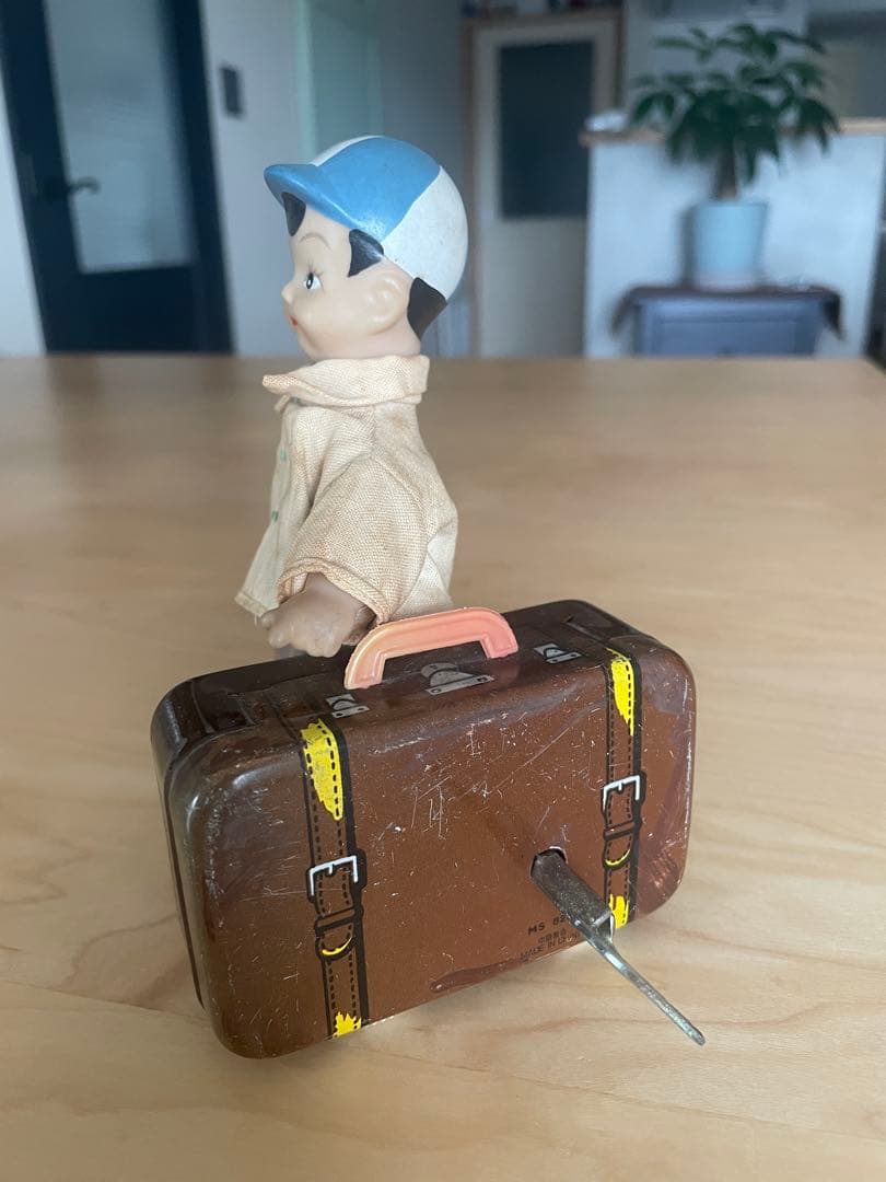 ブリキ☆トラベル坊や＊ゼンマイあり可動あり‼︎