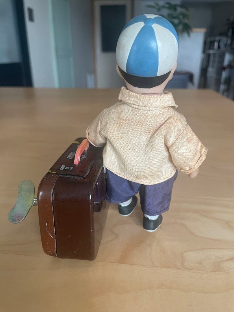 ブリキ☆トラベル坊や＊ゼンマイあり可動あり‼︎