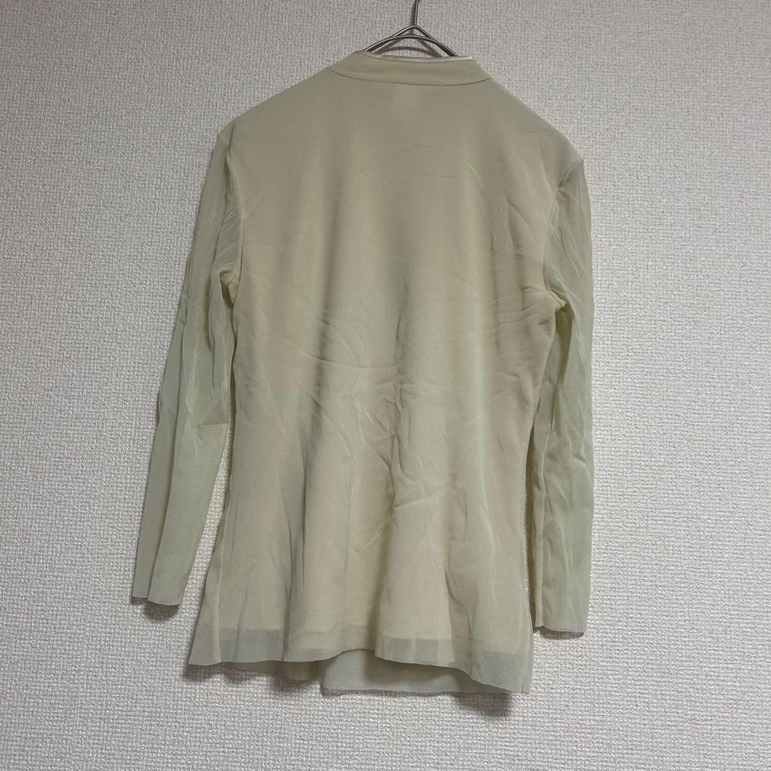 VIVIENNE TAM 花刺繍 シアートップス チャイナ風 長袖 セットアップ