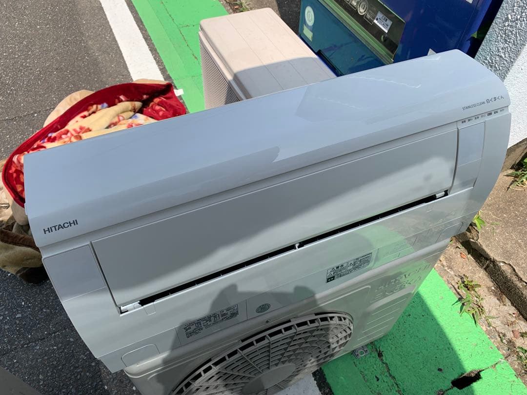 エアコン本体　福岡市内取付料金込み　2021年　日立　10-12畳　2.8kw