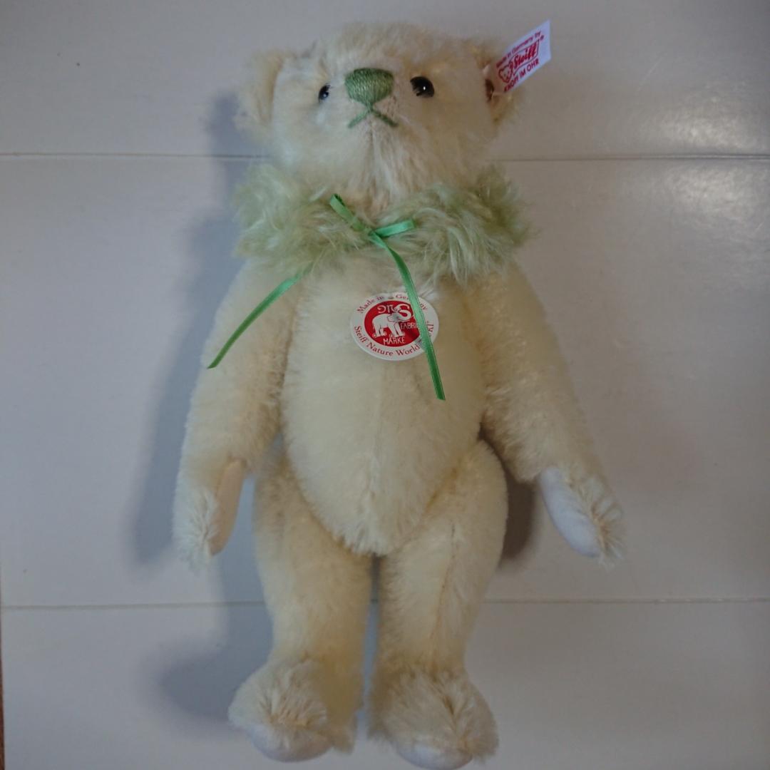 白タグ YUKI ゆき 26cm テディベア Steiff シュタイフ 証明書付