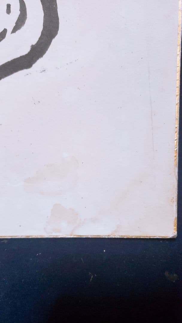 値下げ❗田河水泡　のらくろ　肉筆　墨画　色紙