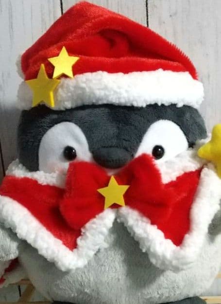 コウペンちゃん クリスマスなケープぬいぐるみM The Saint 中古】ぬいぐるみ コウペンちゃん クリスマスなぬいぐるみ(M