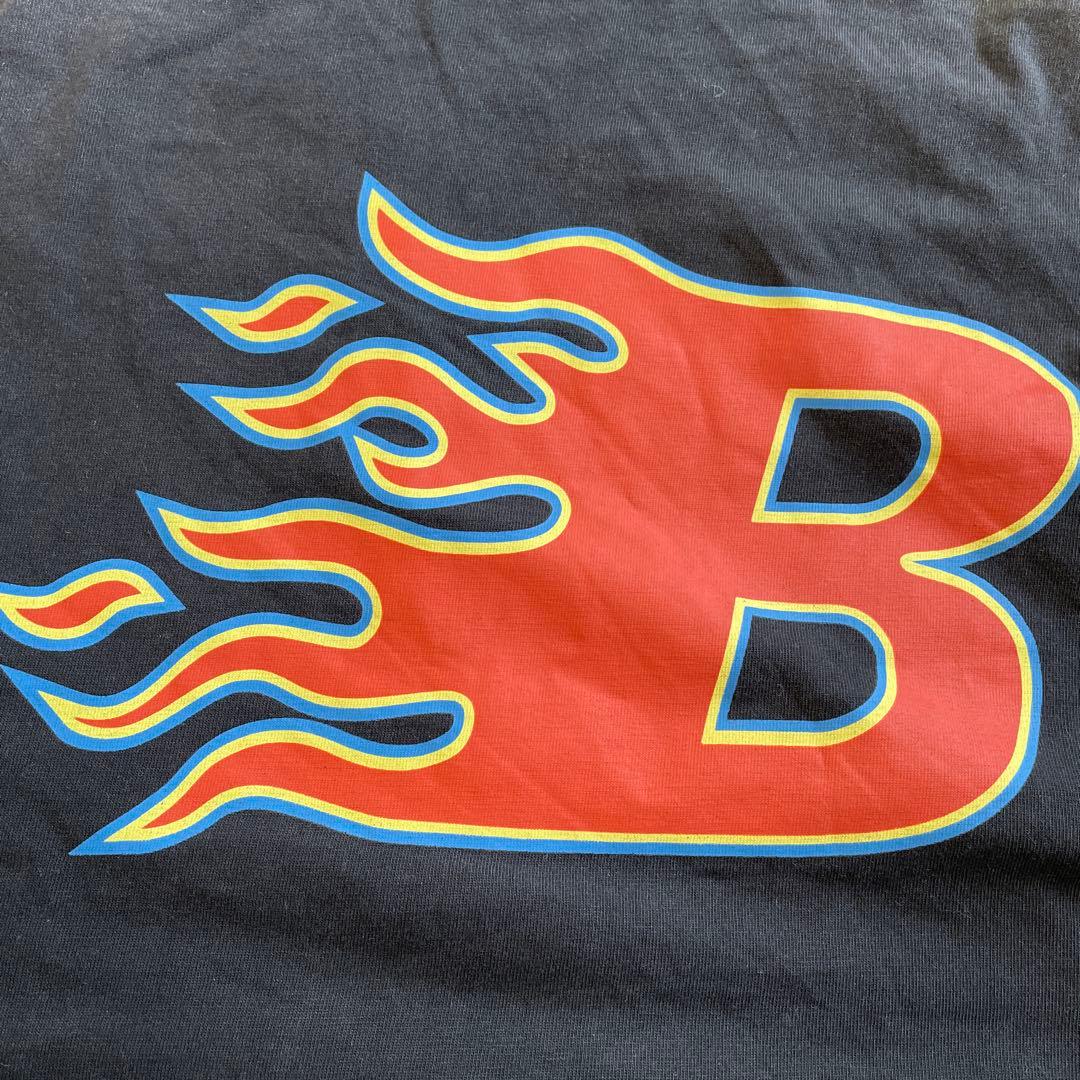 BALENCIAGA(バレンシアガ) フレイム Tシャツ ヴィンテージ加工 黒