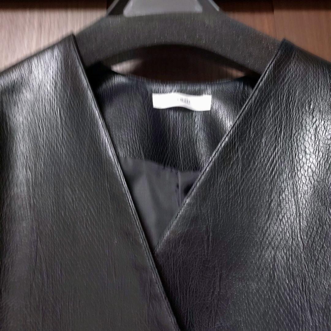 NEAU collarless leather jacket サイズ1 レザー - メルカリ
