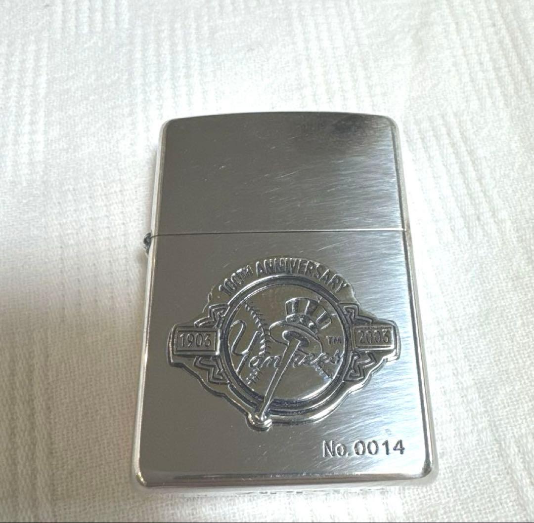 値下げ ニューヨークヤンキース 100周年 限定ジッポ シリアル番号有り