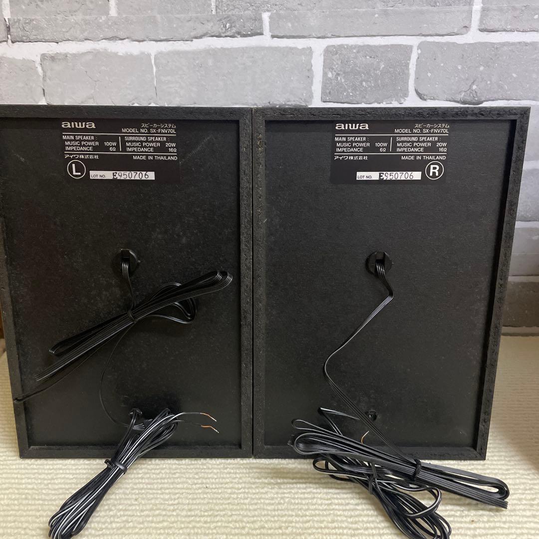 未使用品〛〚希少〛✦aiwa コンポ スピーカー SX-FN V70L - メルカリ