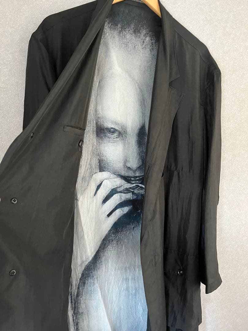 Yohji Yamamoto 18SS 内田すずめ 拒食と自爆 シルクコート - メルカリ