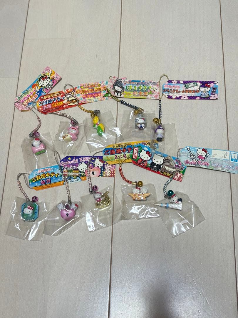 【平成】ご当地キティ　ストラップ❗️