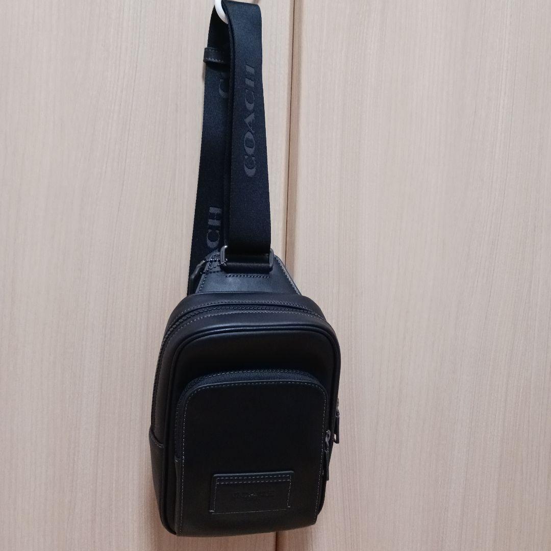 専用【美品】COACH レーサー スリング パック 《ブラック》不織布袋付き