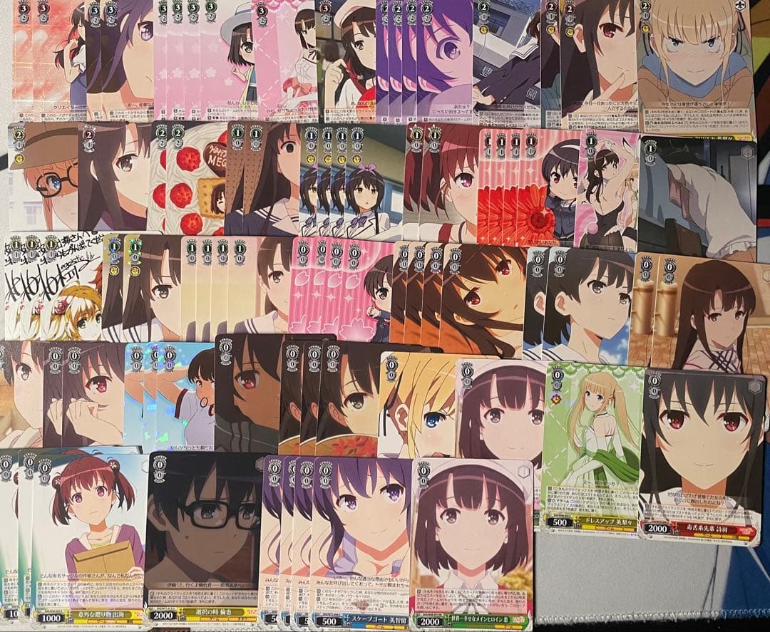 冴えカノ ヴァイスシュヴァルツ デッキ